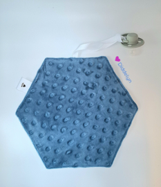 Speendoek Hexagon - Dots & Petrol