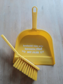 Leerzame Stof - Stoffer & Blik geel
