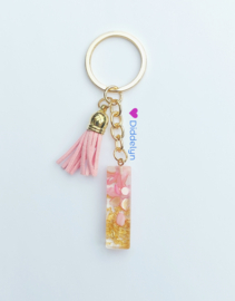 Letter I -  Stone Roze ♡ roze kwastje