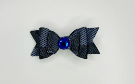 Haarknipje klein donker blauw