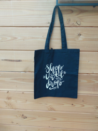 Tas Shop until you drop - Zwart