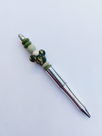 Pen zilver glans  - Mickey Army