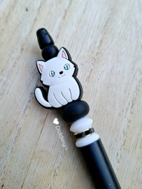 Pen zwart - Witte Poes ♡ zwart wit