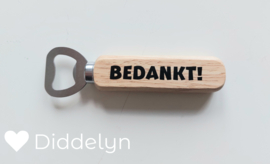 Opener Bedankt