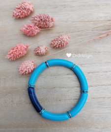 Tube armband ♡ Blauw