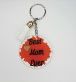 Best Mom Ever - Wit kwastje