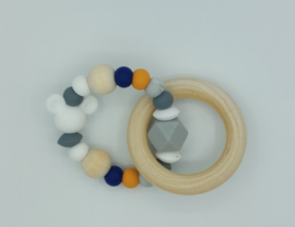 Bijtring  Blue & Orange 5.