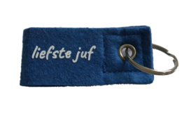 Sleutelhanger - liefste juf