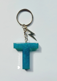 Letter T -  Blauw