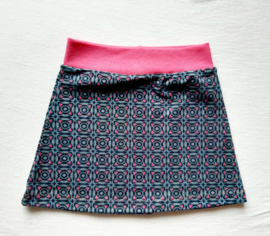 Rokje Blauw Roze - Maat 86