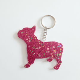 Engelse Bulldog - Roze glitter