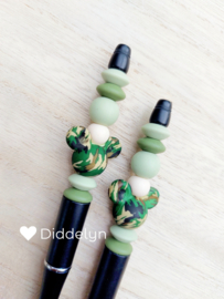 Pen zwart - Army Mickey Mouse
