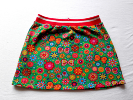 Rokje Bloemen Groen - Maat 104 / 110