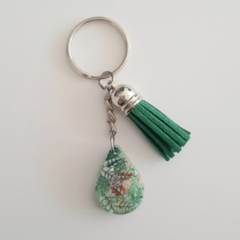 Druppel Sleutelhanger - Groen