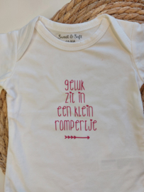 Geluk zit in een klein rompertje
