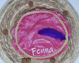 Pietenmuts met naam - roze