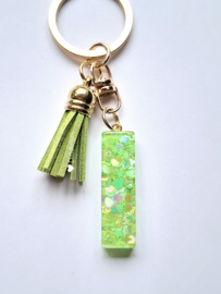 Letter I - Groen glitter ♡ Groen