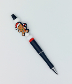 Pen zwart - Gingerbread man