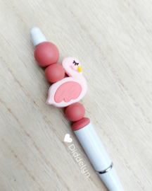 Pen wit - Flamingo