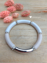 Tube armband ♡ Wit
