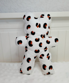 Knuffel beer - Panter wit
