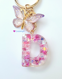 Letter D - Multicolor ♡ Vlinder