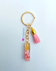 Letter I -  Stone Roze ♡ roze kwastje