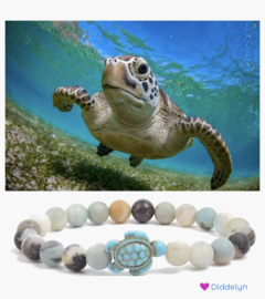 Schildpad armband - Natuur tint