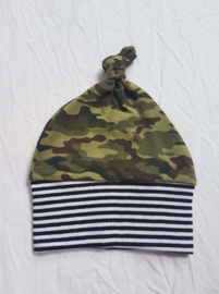 Mutsje Camouflage gestreept