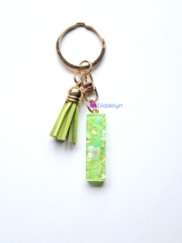 Letter I - Groen glitter ♡ Groen