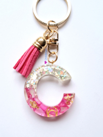 Letter C - Roze glamour ♡ Roze