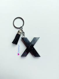 Letter X - zwart
