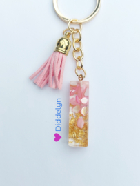 Letter I -  Stone Roze ♡ roze kwastje