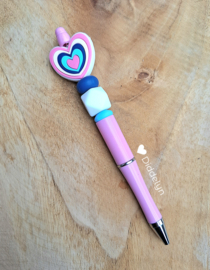 Pen roze - Hart