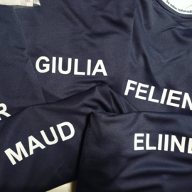 Teamkleding naam