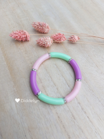 Tube armband ♡ Pastel