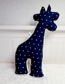 Knuffel big giraffe - Blue Stars