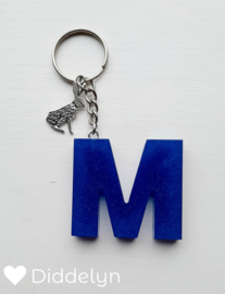 Letter M -  Blauw