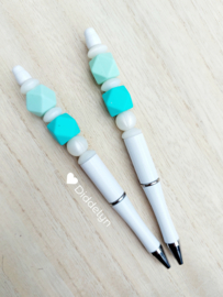 Pen wit - Mint & Parelmoer