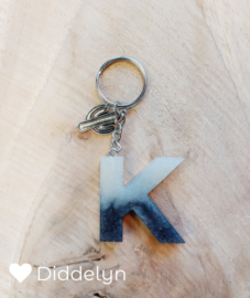 Letter K - Grijs