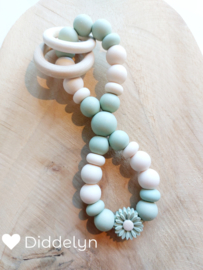 Bijtring Groen Twist Flower