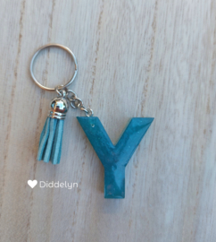 Letter Y - Blauw