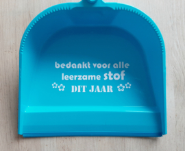 Leerzame Stof - Stoffer & Blik blauw