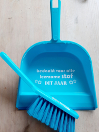 Leerzame Stof - Stoffer & Blik blauw