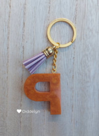 Letter P - Brons & Goud ♡ lila