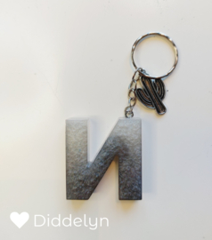 Letter N - Grijs
