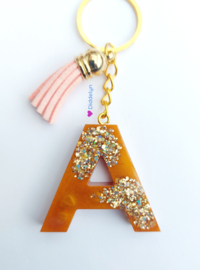 Letter A - Brons & Goud