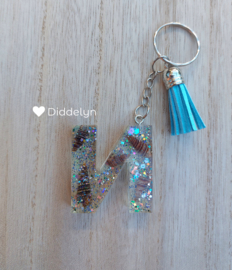 Letter N - Schelpen glitter