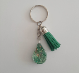 Druppel Sleutelhanger - Groen
