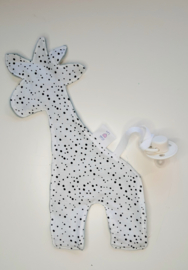 Speendoek Giraffe - Dots & mint
